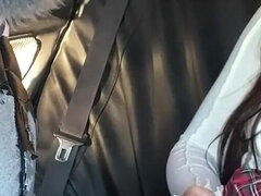 18, Brunette, Bil, Søt, Russer, Strømper, Tenåring, Uniform