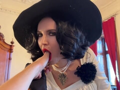Mamada, Morena, Sexo duro, Pov, Montar, Fumando, Medias largas, Tetas