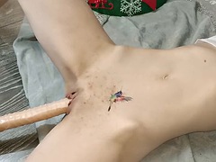 Long dildo for my stepsister. Bring her to orgasm fast