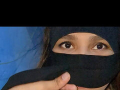 Arab Pathani Wife Complete All Positions of Fuckers Hijaabi Wife Eat Balls Take Cock Deep Inside and Creampie in Doggystyle