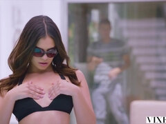 18 anni, Pompino, Brunetta, Facciale, Hd, Ragazza