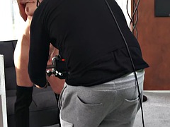 오랄섹스, 딜도, 독일인, 하드코어, 힐, 나이든, 빨간 머리, 빼빼한