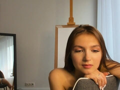 Cute teen shows her sexy body - webcam solo