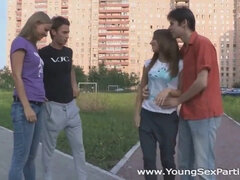 Para, Wytrysk do ust, Wytrysk, Grupa, Hardcore, Hd, Orgia, Nastolatki