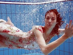 Bikini, Europea, All'aperto, Rossa, Softcore, Costume da bagno, Tette, Sott'acqua