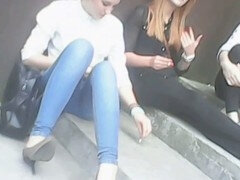 Бисексуалы, Болгарки, Каблуки, На природе, Курящие