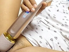 18 jahre, Leie, In den arsch, Grosser schwanz, Braunhaarige, Freundin, Latina, Vibrator