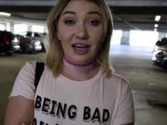 Leie, Blondine, Blasen, Hundestellung, Europäisch, Hardcore, Hd, Öffentlich