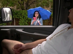 Culo grande, Mamada, Morena, Autobús, Gafas, Sexo duro, Hd, Público