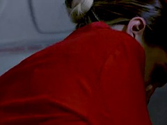 Όμορφη, Πίπα, Συμπαθητική, Πόδια, Ποδολαγνεία, Γάλλος, Μασάζ, Στολή