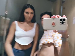 Boquete, Casal, Jato de porra, Punheta, Hardcore, Público, Chupar, Tetas