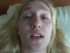 Amatéri, Blondína, Creampie, Otec, Honění, Bozkávanie, Olej, Pička