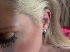 Tante, Blondine, Lingerie, Onani, Mor jeg gerne vil kneppe, Pov, Fisse, Barberet