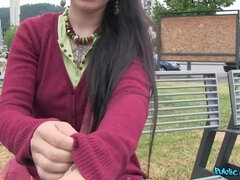 Amatør, Rumpe, Kukk suging, Utendørs, Synsvinkel, Offentlig, Fitte, Dasking