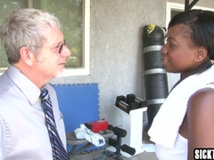 엉덩이, 흑인, 오랄섹스, 에보니, 하드코어, Hd, 다른 인종간의, 밀프