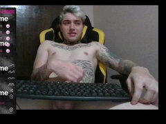 Amatør, Håndjob, Solo, Tatovering, Web kamera