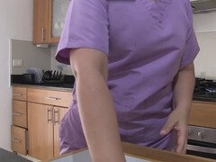 Curvy stepmom works as a maid and gets pounded by the boss with a massive ass