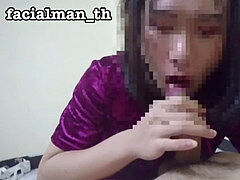 Asiater, Kukk suging, Sperm skott, Ansiktssperm, Ladyboy, Shemale