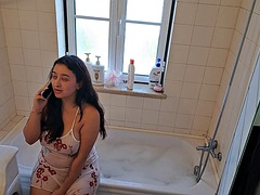 Amatör, Avsugning, Sperma shot, Ansiktsbehandling, Latina, Underkläder, Milf, Fru