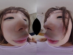 Japanese naughty teen memorable VR video