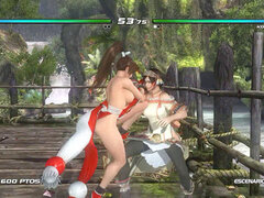 DoA5 bare-breasted Mod - Mai Shiranui Arcade Mode