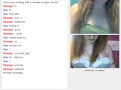 Omegle 71 crazy plumper jerks with a brush