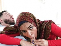 Stepsister Learns To Give head My Love pole In Her Hijab