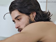 Sexy Diego Sanz finally took off his pants and let Cazden Hunter give him a blowjob and spread his ass - PAPI