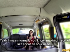 Fake Taxi (FakeHub): Petite Brunette Gets Creampied