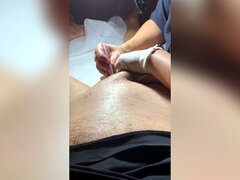 brazilian Wax for a Big Floppy Dick Part 5 complete + lubricant