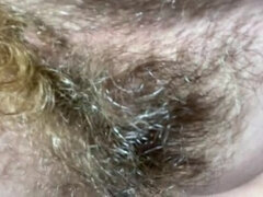 10 minutes of hairy pussy appreciation: close-up of big bush