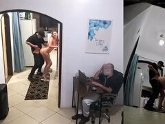 Naughty Wife Cheats On Husband With Delivery Guy - Blowjob & Creampie Fuck