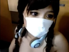 Japanese BigTits Get Caught Naked & Masturbate At Manga Cafe Live Chat 1