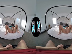 Wetvr stepsister fucks her stepbrother in virtual reality porn