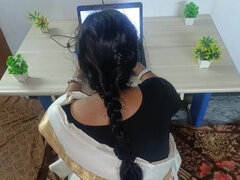 Married Women Office Romance with Malayala Saree