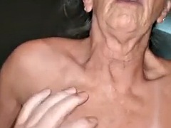 HOTTEST GRANNY - MARRIED SLUT LESLIE RIDES DADDYS HUGE COCK, GETS HER PUSSY FUCKED  TAKES A HUGE CREAMPIE! AMAZING!