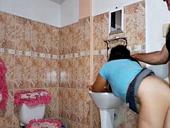 THE PLUMBER CAME TO CHECK MY BATHROOM AND WE ENDED UP FUCKING