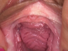 Perky tits brunette Julia opens for Lexi - Vagina Gaping lesbian fetish