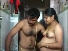 Desi Indian Couple Bathroom sex