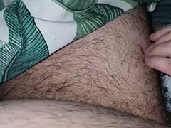 Step mom hand on step son belly wants to go down on dick