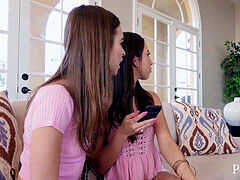 Sisters Take Advantage Of nerd cherry Brother- Melissa Moore & Riley Reid