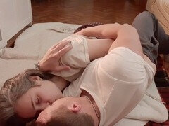 Couple foreplay, parejas reales, real couple homemade