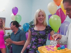 Samantha Saint celebrates her birthday with a wacky crazy