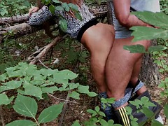 He wanted to fuck and went to the forest next to the road - Julia Fit