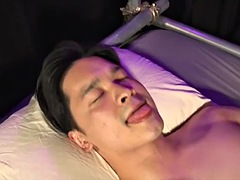 In den arsch, Asiatisch, Blasen, Spermaladung, Schwul, Hardcore, Japanische massage