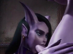 Tre dimensioni, Pompino, Futanari