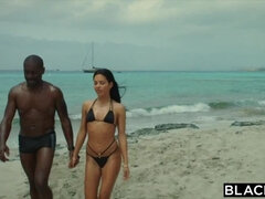 BLACKED Hot Spanish Model Hooks Up With BBC On Spring Break In Ibiza