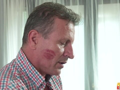 Brittany Bardot gives hot blowjob to George Uhl