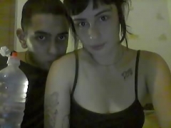 a lusty couple webcam show