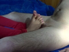 Paja con los pies, parte 2, footjob